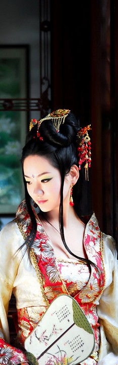 古典美女QQ皮肤图片 温文尔雅的古典美人你爱吗？