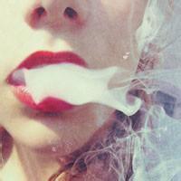 抽烟的欧美女生QQ头像，伤感范儿抽烟女生头像图片