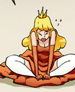 邪恶漫画城堡里的公主